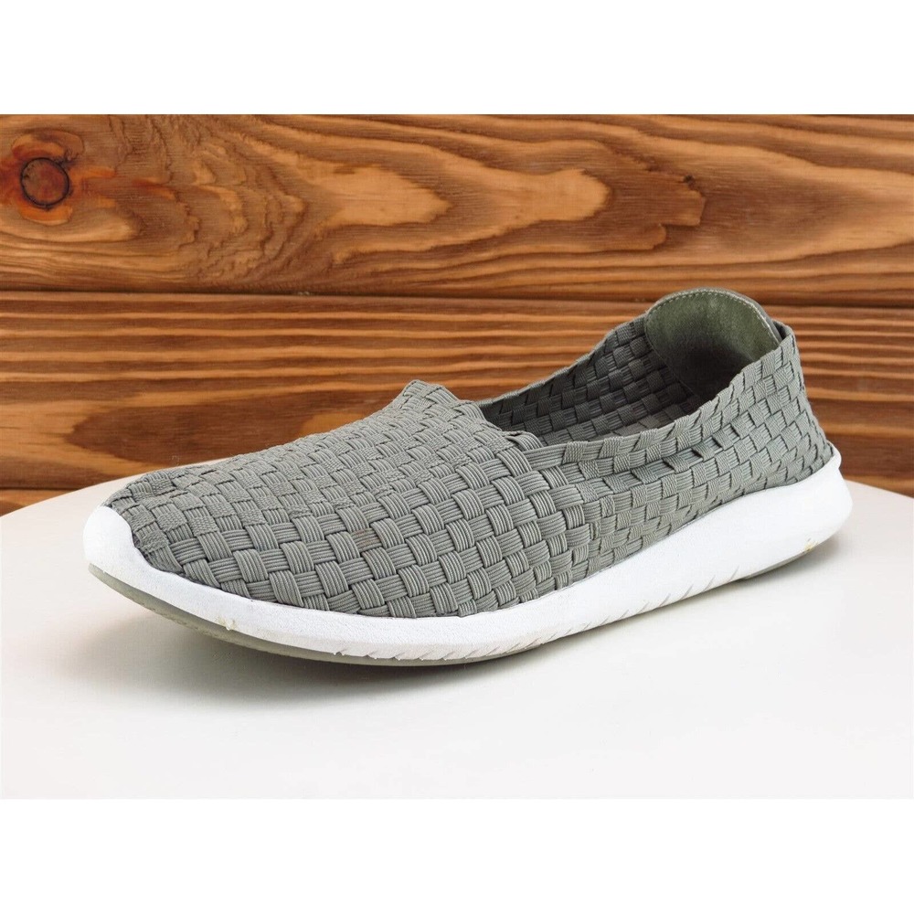 Idealogy Size 7.5 Slip-On Gray Fabric Medium (B, M) Slip On‎ Women